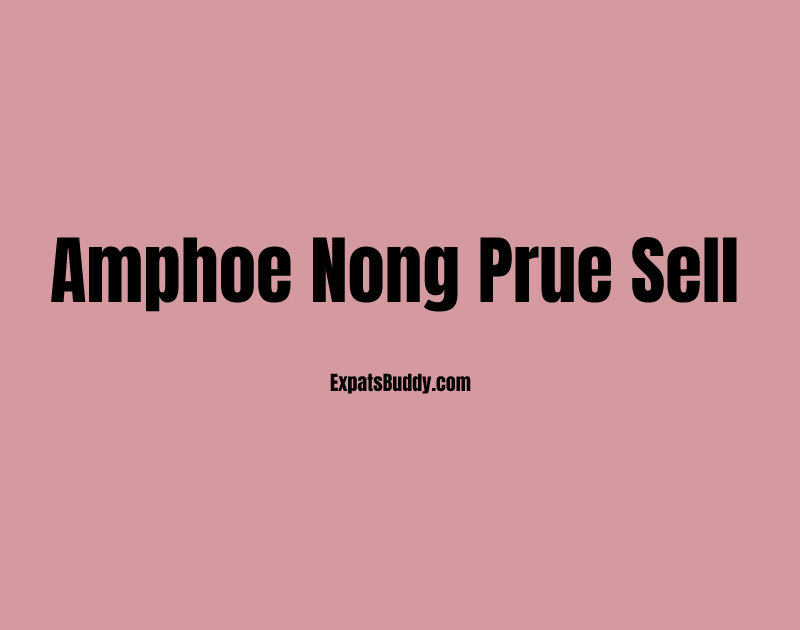 Amphoe Nong Prue sell