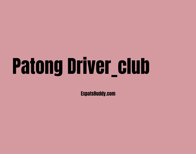 Patong driver_club